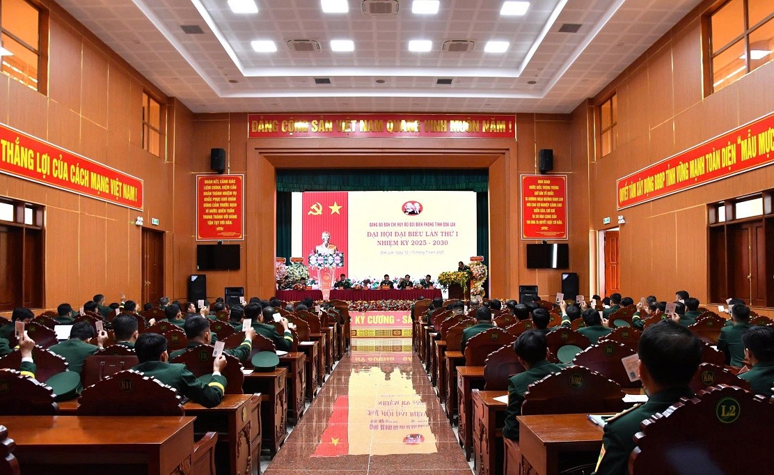 Đại hội đại biểu Đảng bộ Ban Chỉ huy Bộ đội Biên phòng tỉnh Đắk Lắk lần thứ I, nhiệm kỳ 2025 – 2030